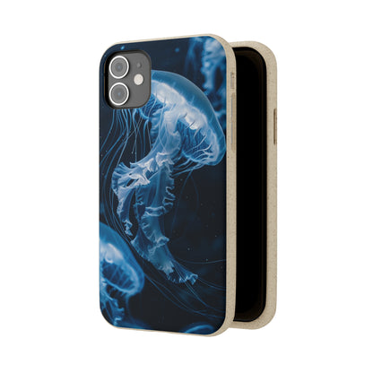 Deep Ocean Jellyfish Biodegradable Phone Case | iPhone / Samsung