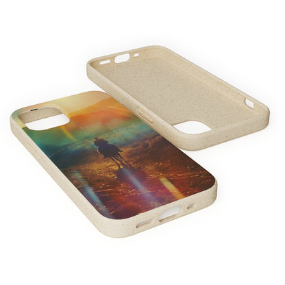 Horse rider cinematic Biodegradable Phone Case | iPhone / Samsung