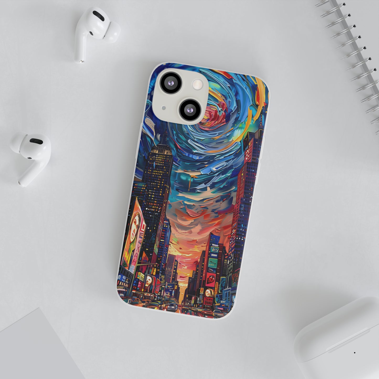 Van Gogh inspired City scene | iPhone/Samsung | Slimline Phone Case