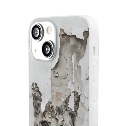 Vhils inspired grafitti Cat Phone Case