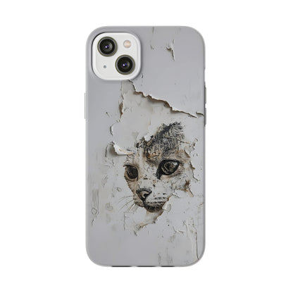 Vhils inspired Cat Phone Case | iPhone / Samsung