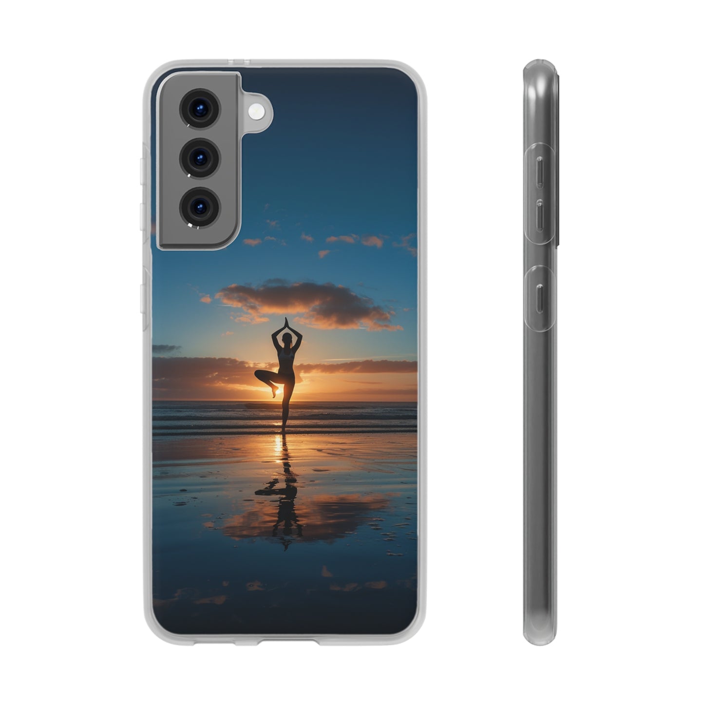 Yoga on the beach Phone Case | iPhone / Samsung