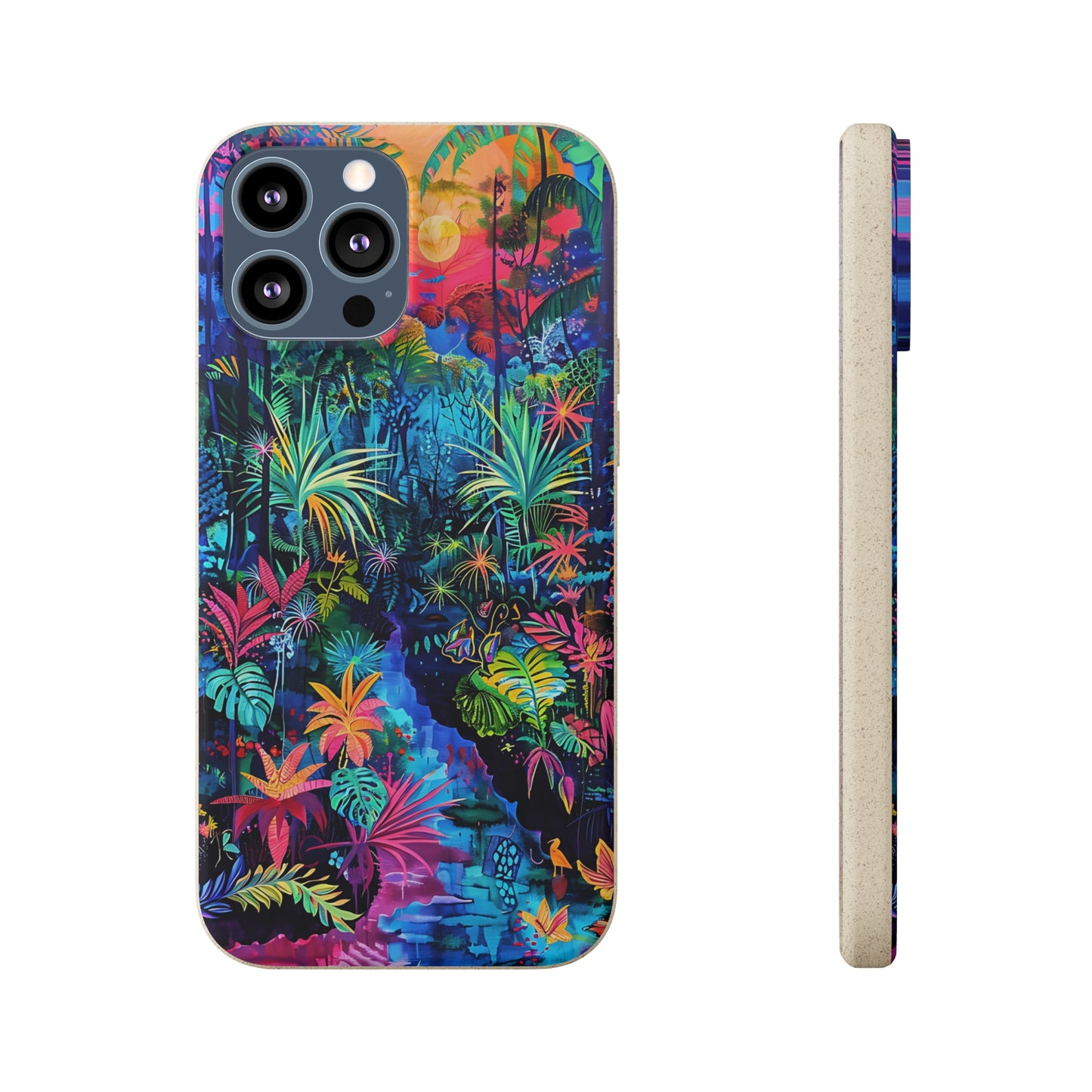 Colourful Rain Forest Biodegradable Phone Case | iPhone / Samsung