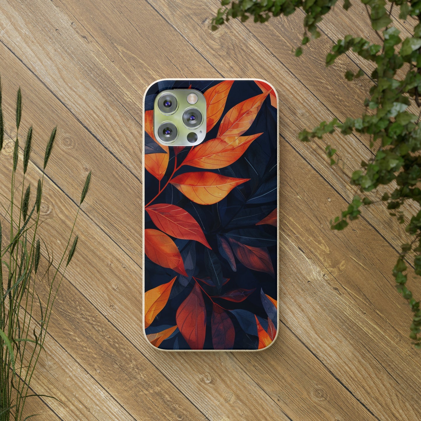 Autumnal Leaves Biodegradable Phone Case | iPhone / Samsung