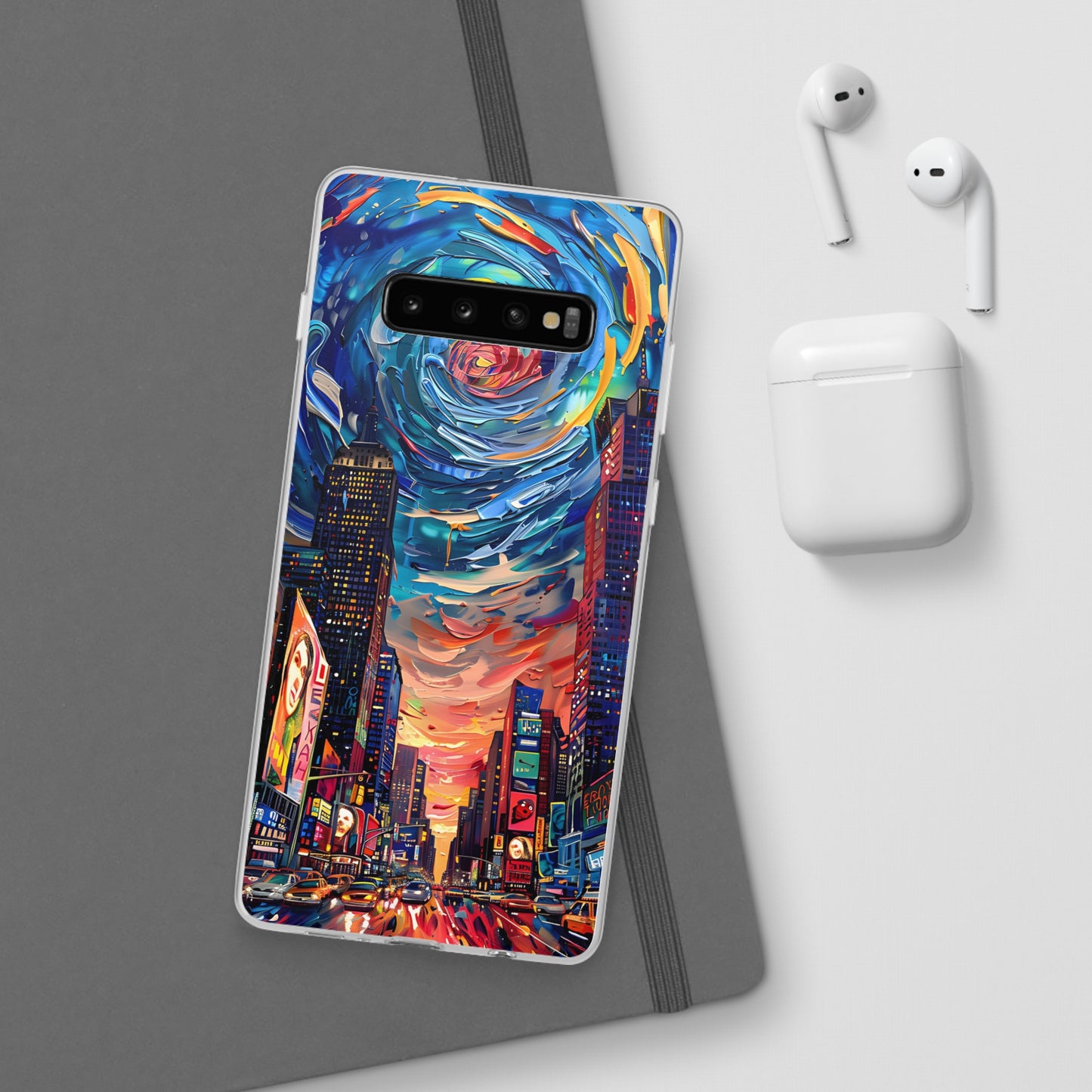 Van Gogh inspired City scene | iPhone/Samsung | Slimline Phone Case