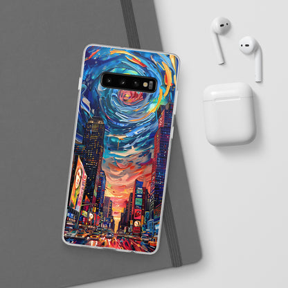 Van Gogh inspired City scene | iPhone/Samsung | Slimline Phone Case