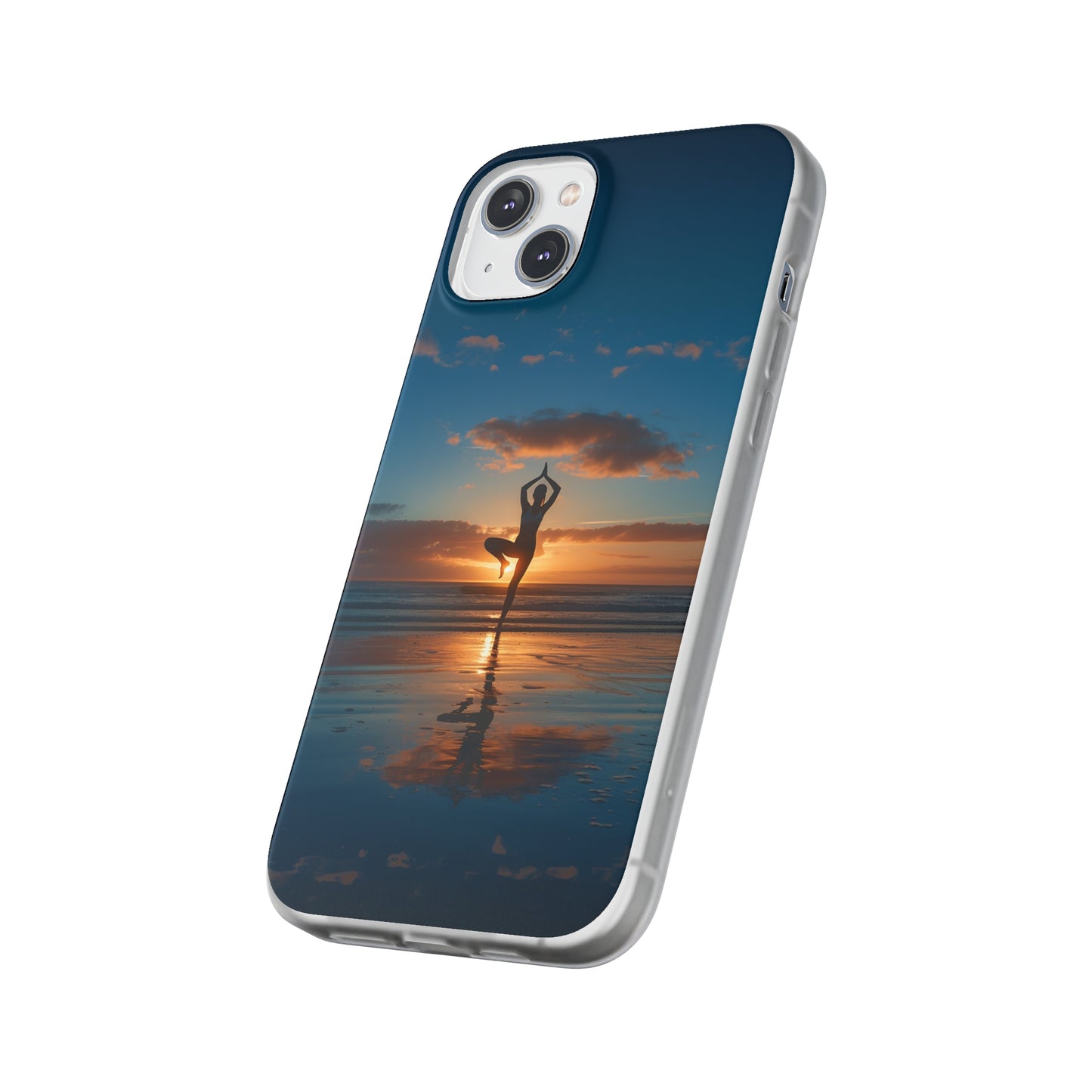 Yoga on the beach Phone Case | iPhone / Samsung