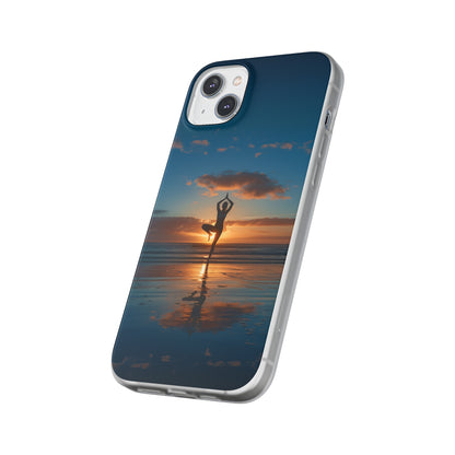 Yoga on the beach Phone Case | iPhone / Samsung