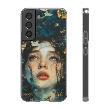 Girl under water contemporary style | iPhone/Samsung | Slimline Phone Case