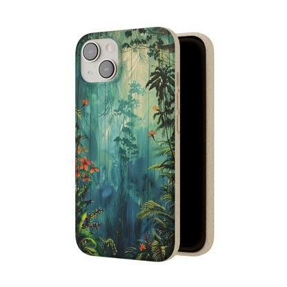 Rain Forest Clearing Scene Biodegradable Phone Case | iPhone / Samsung