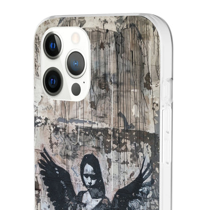 Vhils inspired Gothic Dark Angel Phone Case