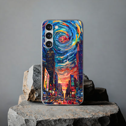 Van Gogh inspired City scene | iPhone/Samsung | Slimline Phone Case