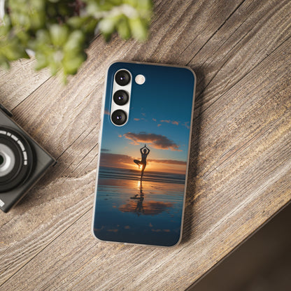 Yoga on the beach Phone Case | iPhone / Samsung