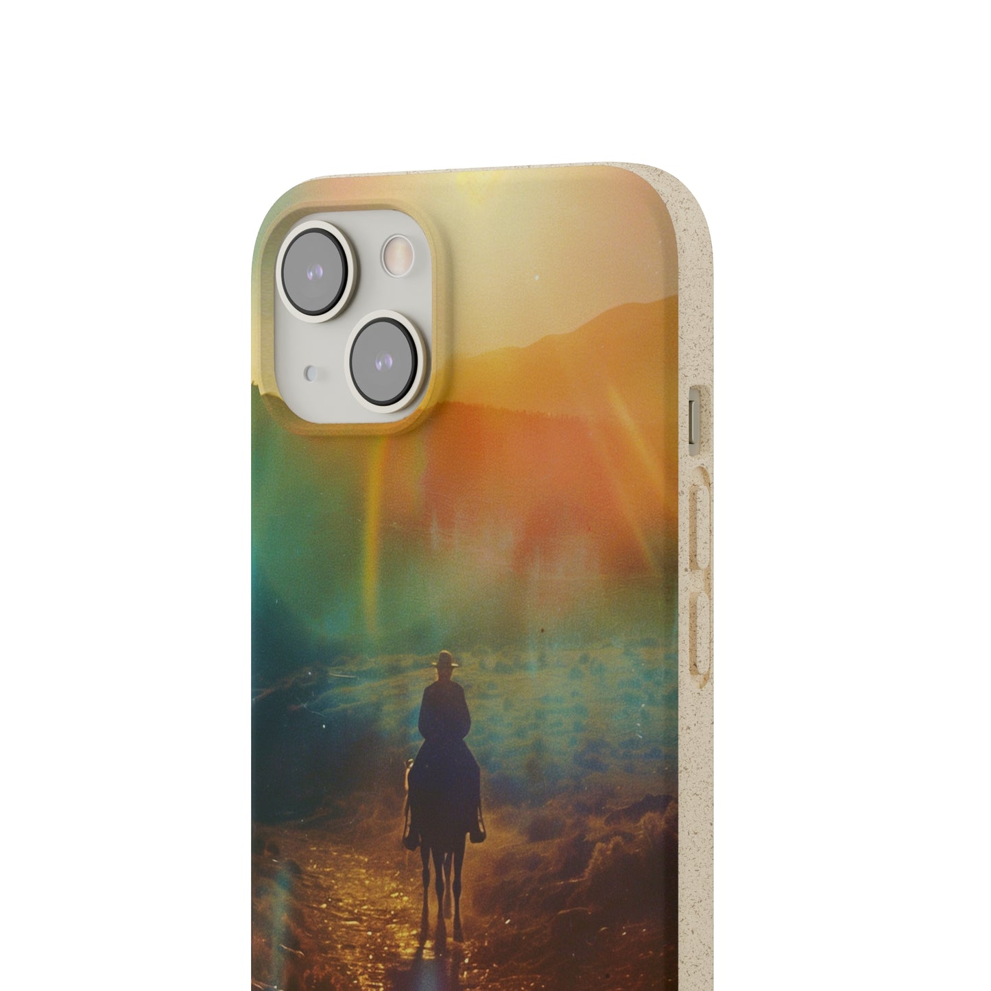 Horse rider cinematic Biodegradable Phone Case | iPhone / Samsung