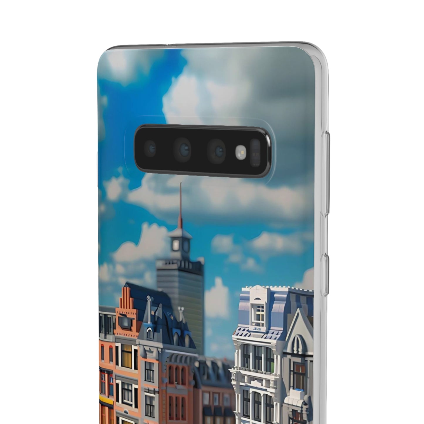 Lego style street scene protective phone case