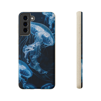 Deep Ocean Jellyfish Biodegradable Phone Case | iPhone / Samsung