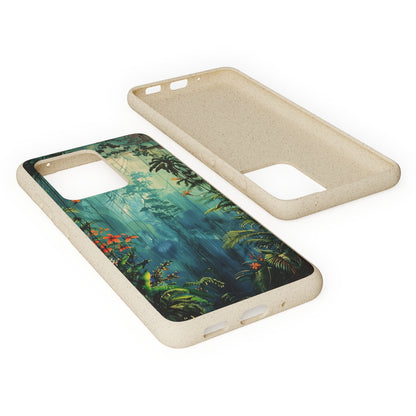 Rain Forest Clearing Scene Biodegradable Phone Case | iPhone / Samsung