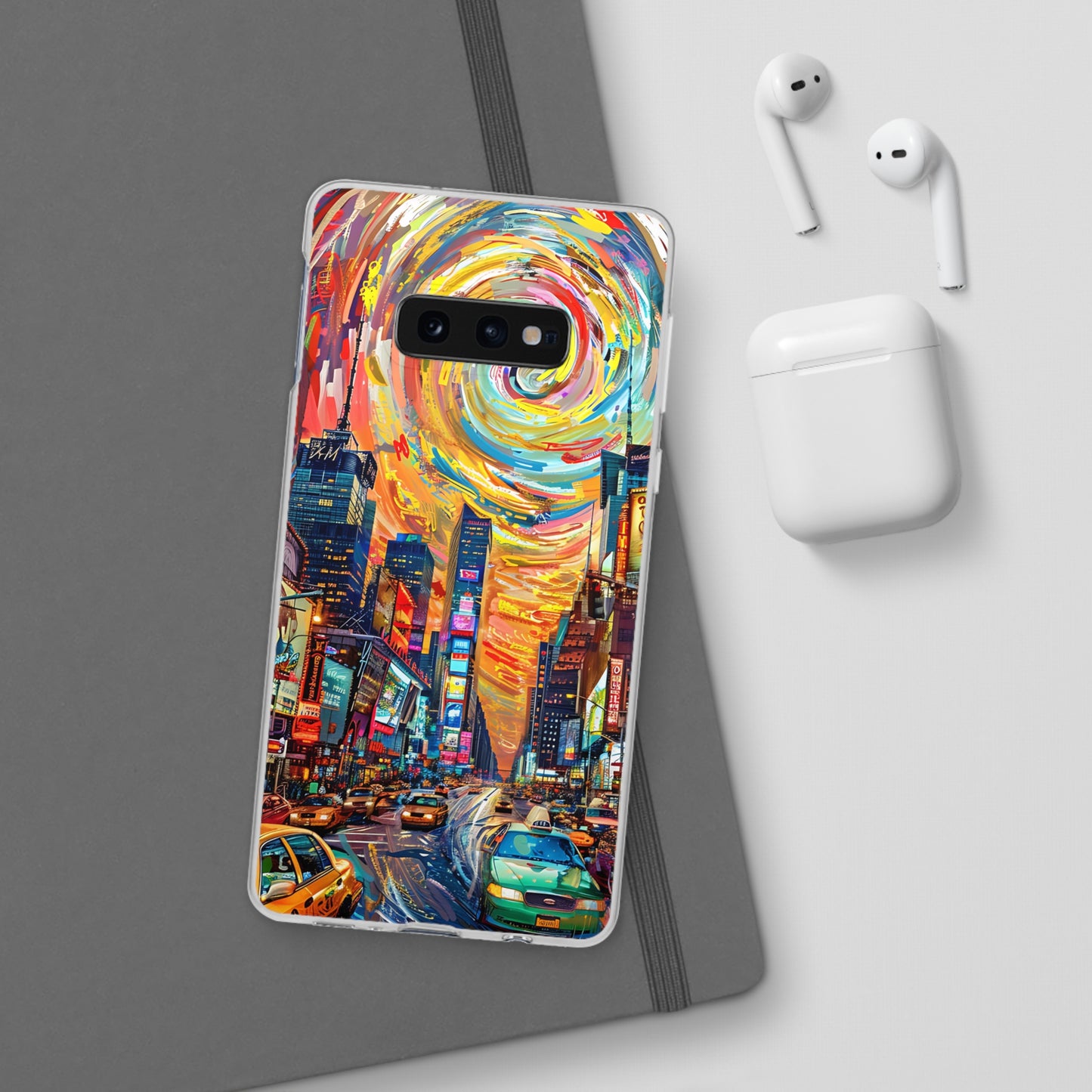 Van Gogh inspired City scene | iPhone/Samsung | Slimline Phone Case