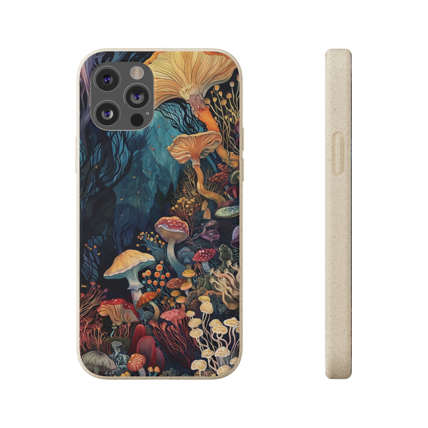 Mushroom Forest Biodegradable Phone Case | iPhone / Samsung