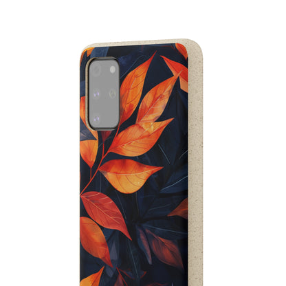 Autumnal Leaves Biodegradable Phone Case | iPhone / Samsung