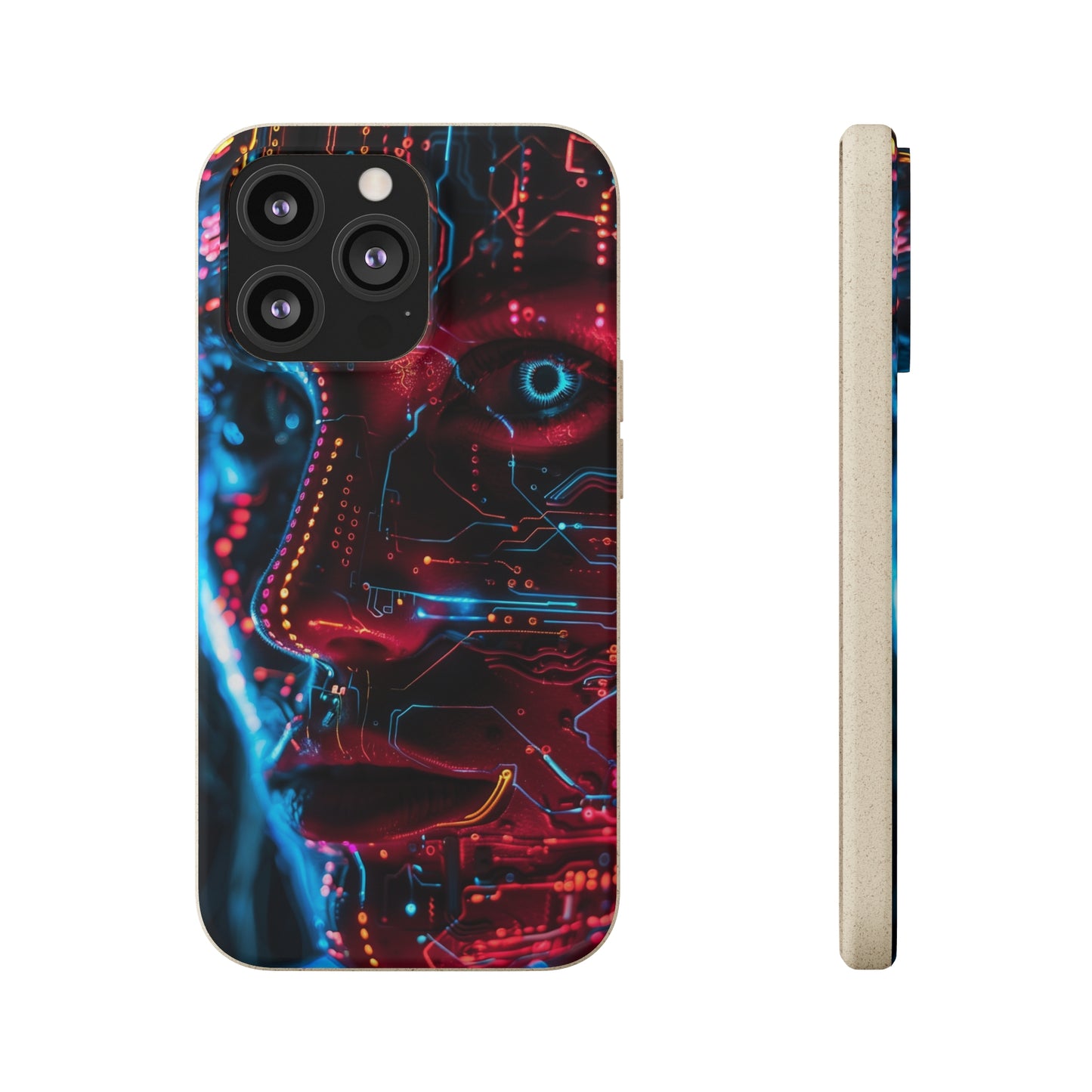 Cyberpunk woman Biodegradable Phone Case | iPhone / Samsung