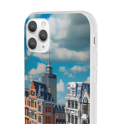 Lego style street scene protective phone case