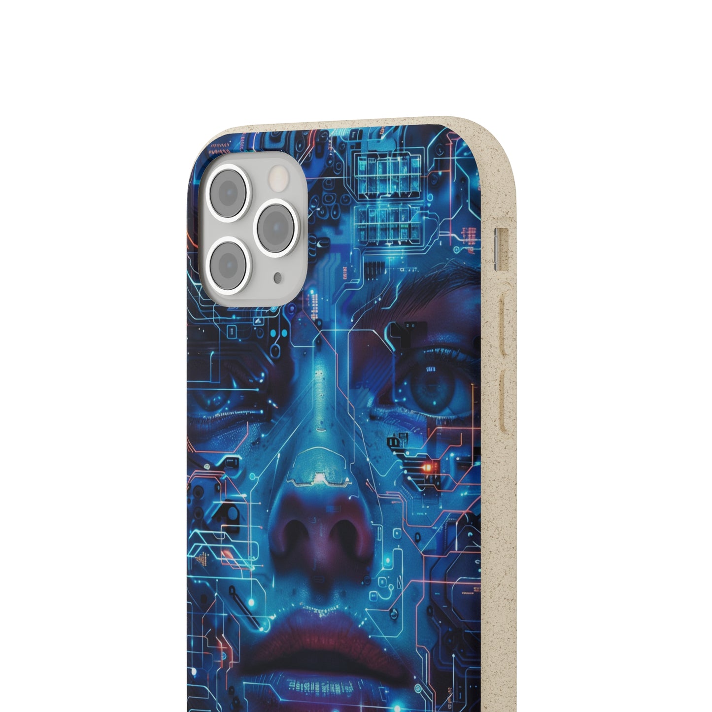 Cyberpunk woman Biodegradable Phone Case | iPhone / Samsung