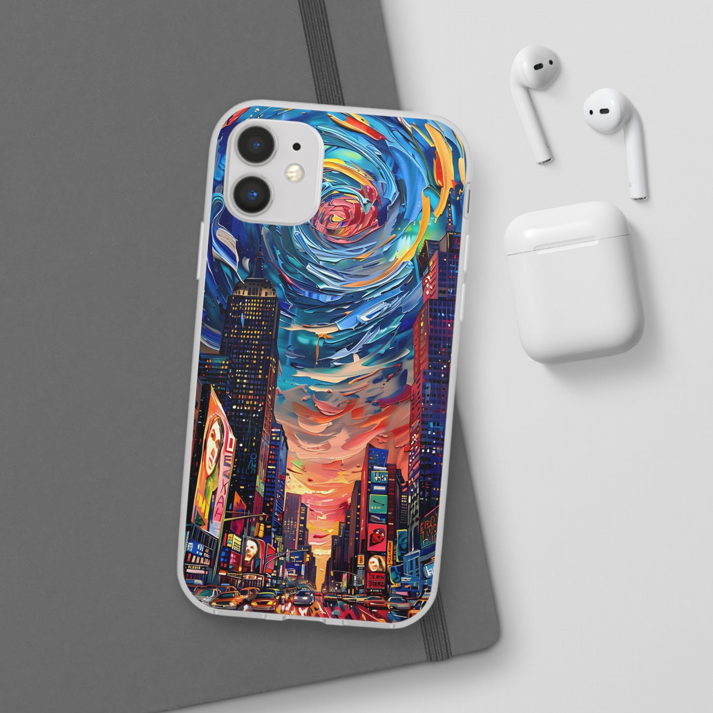 Van Gogh inspired City scene | iPhone/Samsung | Slimline Phone Case