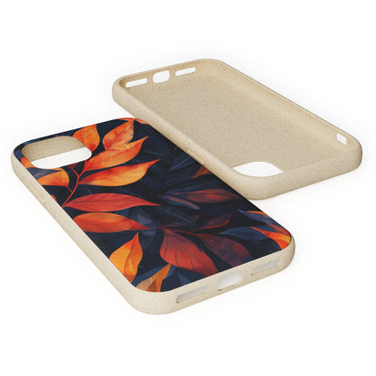 Autumnal Leaves Biodegradable Phone Case | iPhone / Samsung