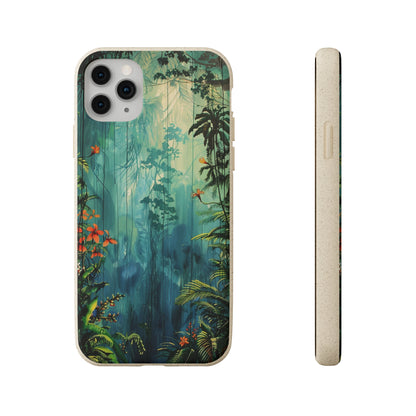 Rain Forest Clearing Scene Biodegradable Phone Case | iPhone / Samsung