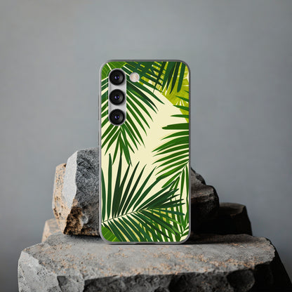 Green Leaves Pattern Phone Case | iPhone / Samsung