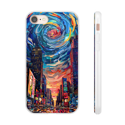 Van Gogh inspired City scene | iPhone/Samsung | Slimline Phone Case