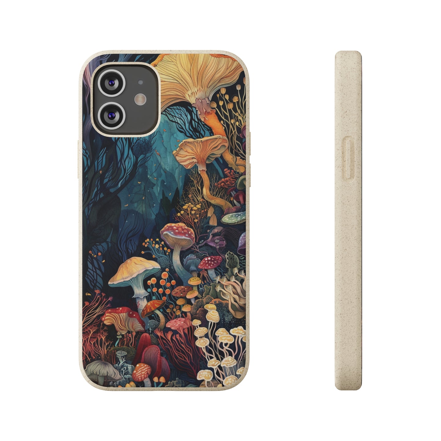 Mushroom Forest Biodegradable Phone Case | iPhone / Samsung