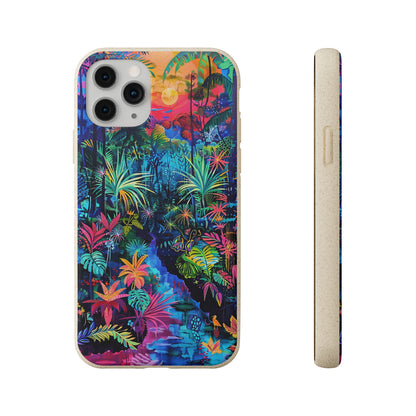 Colourful Rain Forest Biodegradable Phone Case | iPhone / Samsung