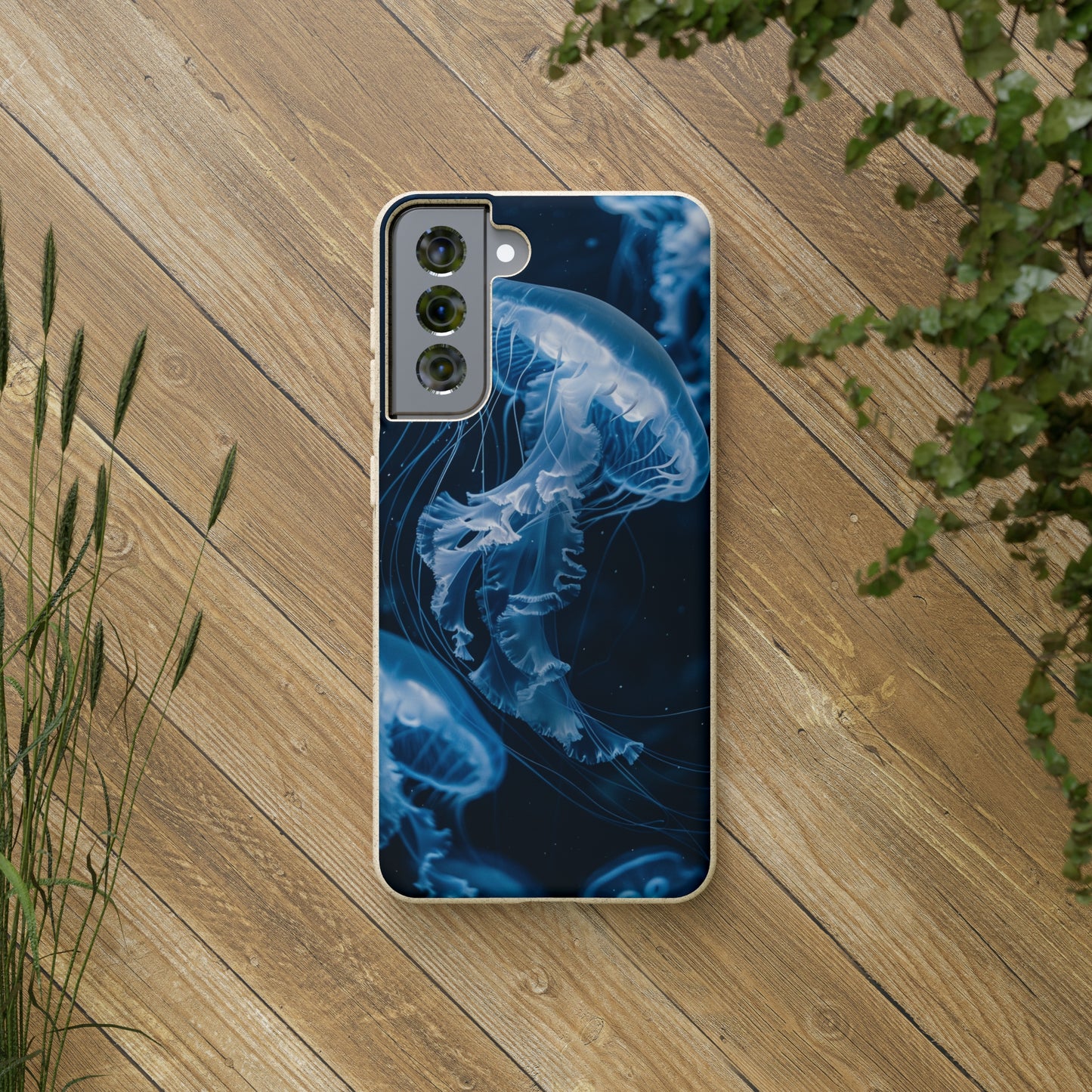 Deep Ocean Jellyfish Biodegradable Phone Case | iPhone / Samsung