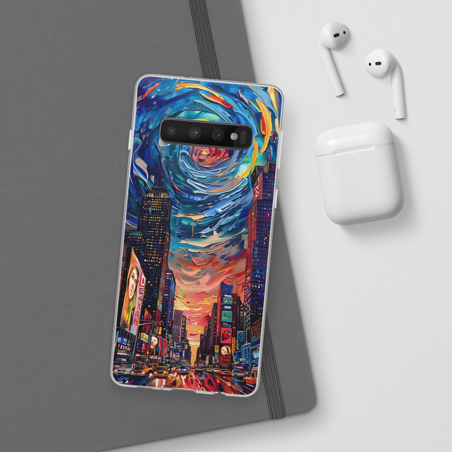 Van Gogh inspired City scene | iPhone/Samsung | Slimline Phone Case