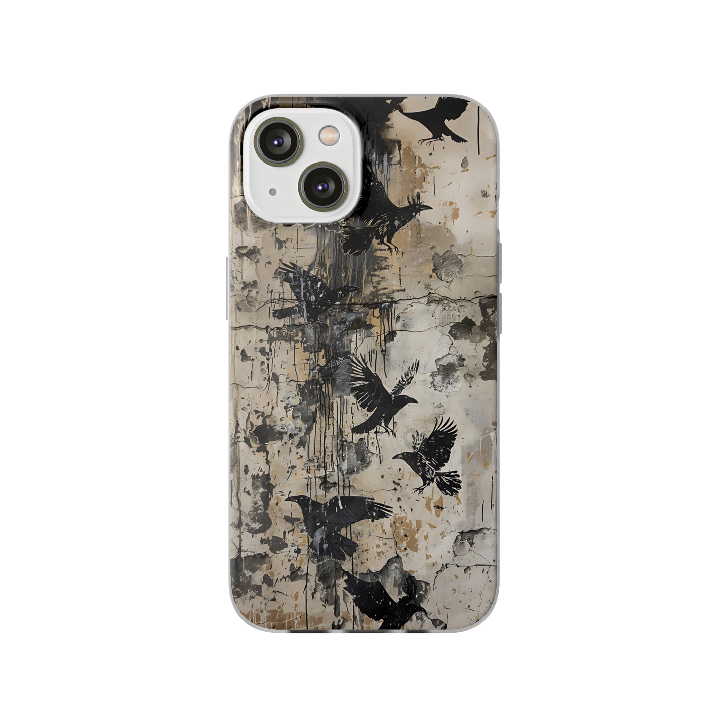 Vhils inspired birds Phone Case