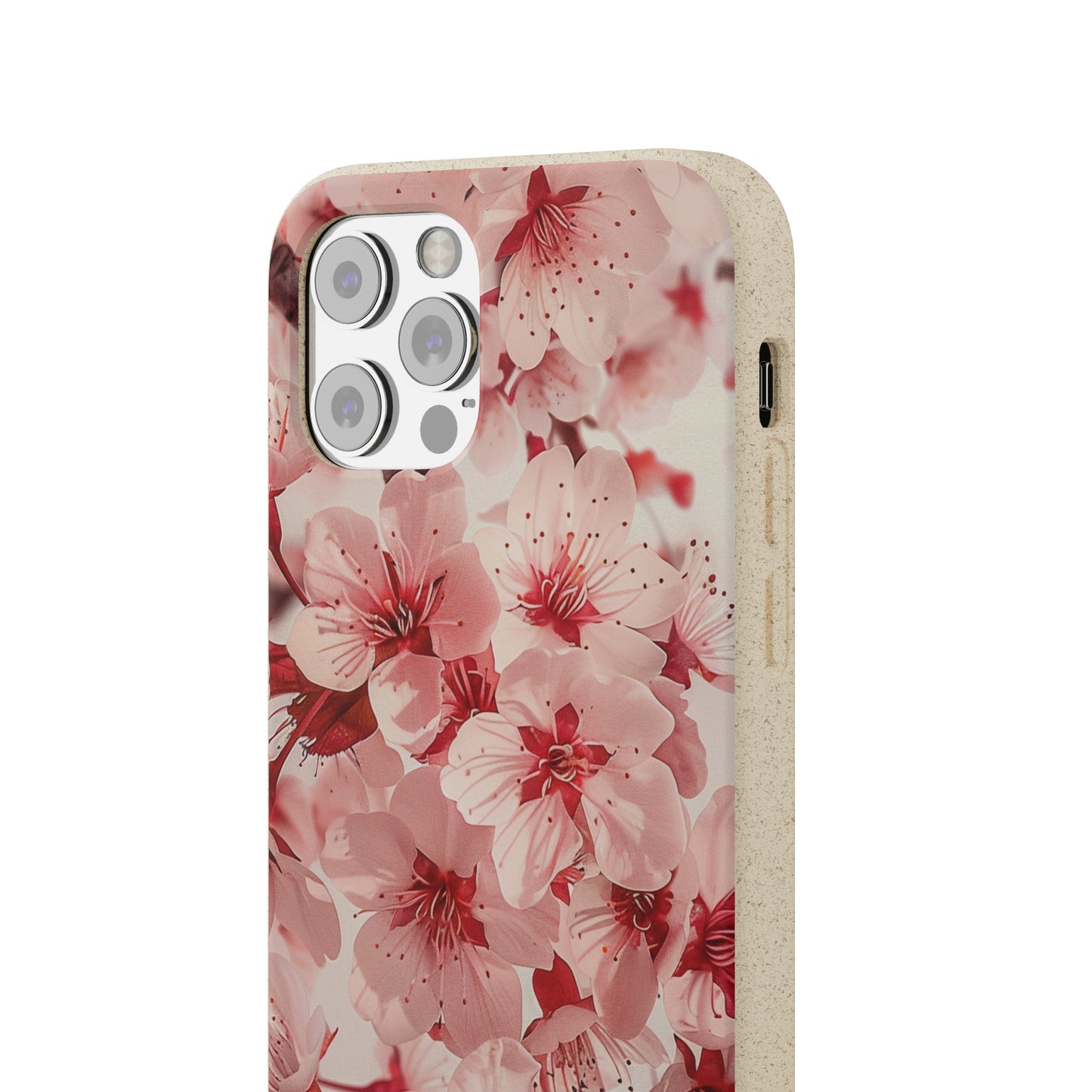 Pink Flowers Biodegradable Phone Case | iPhone / Samsung