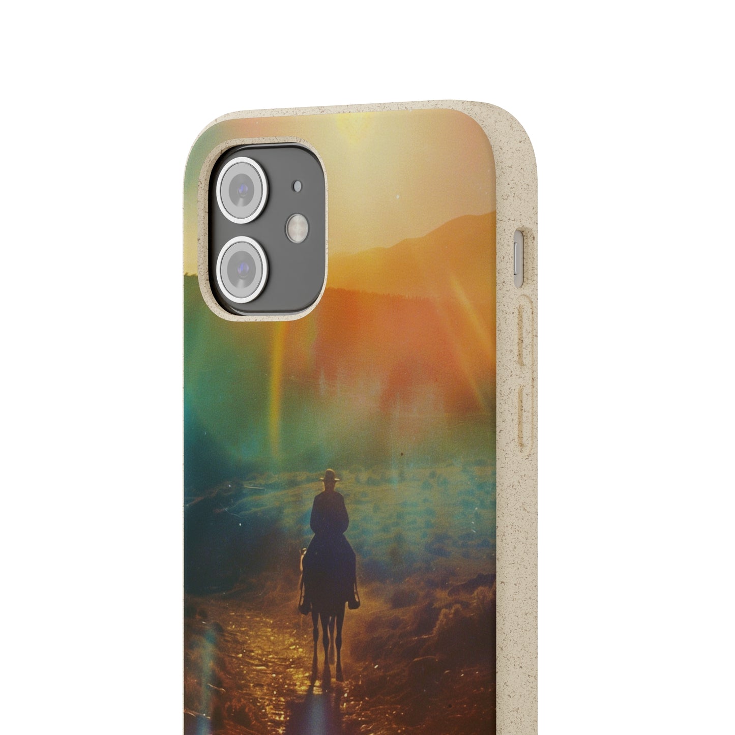 Horse rider cinematic Biodegradable Phone Case | iPhone / Samsung