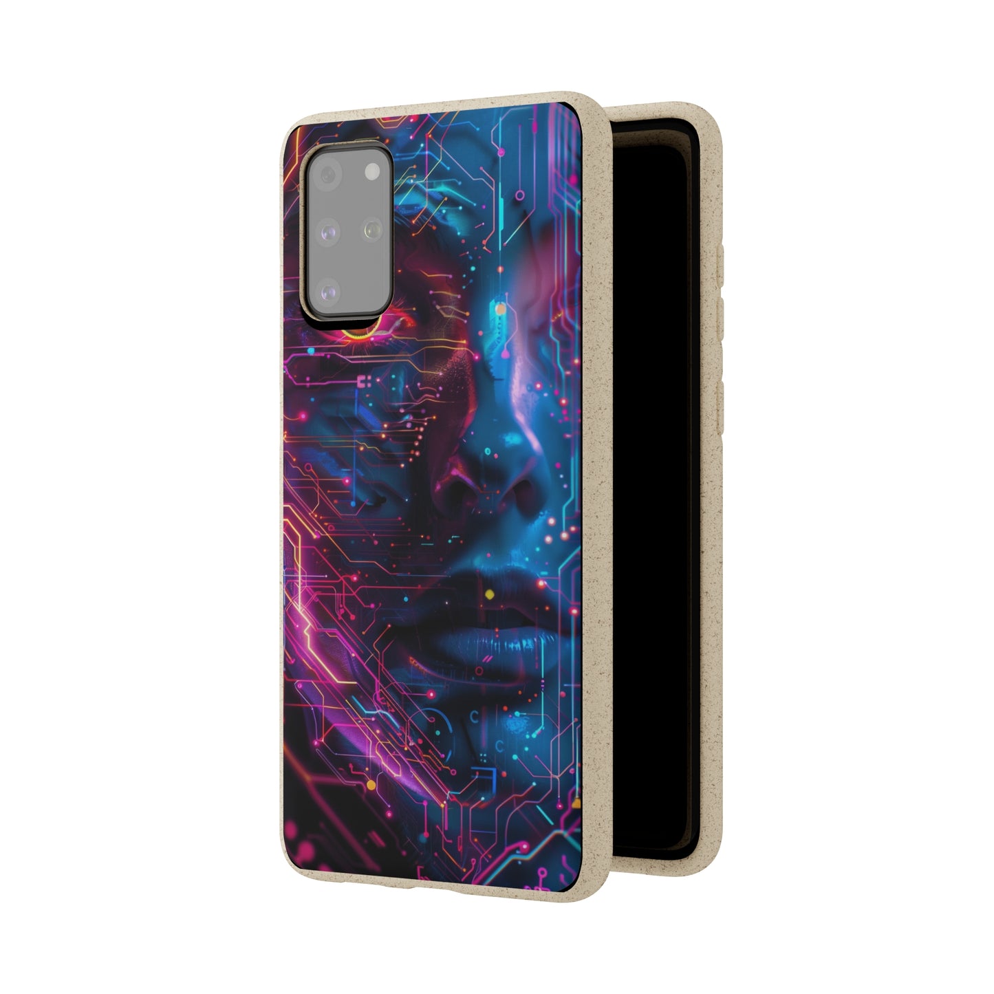 Cyberpunk woman Biodegradable Phone Case | iPhone / Samsung