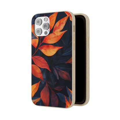 Autumnal Leaves Biodegradable Phone Case | iPhone / Samsung