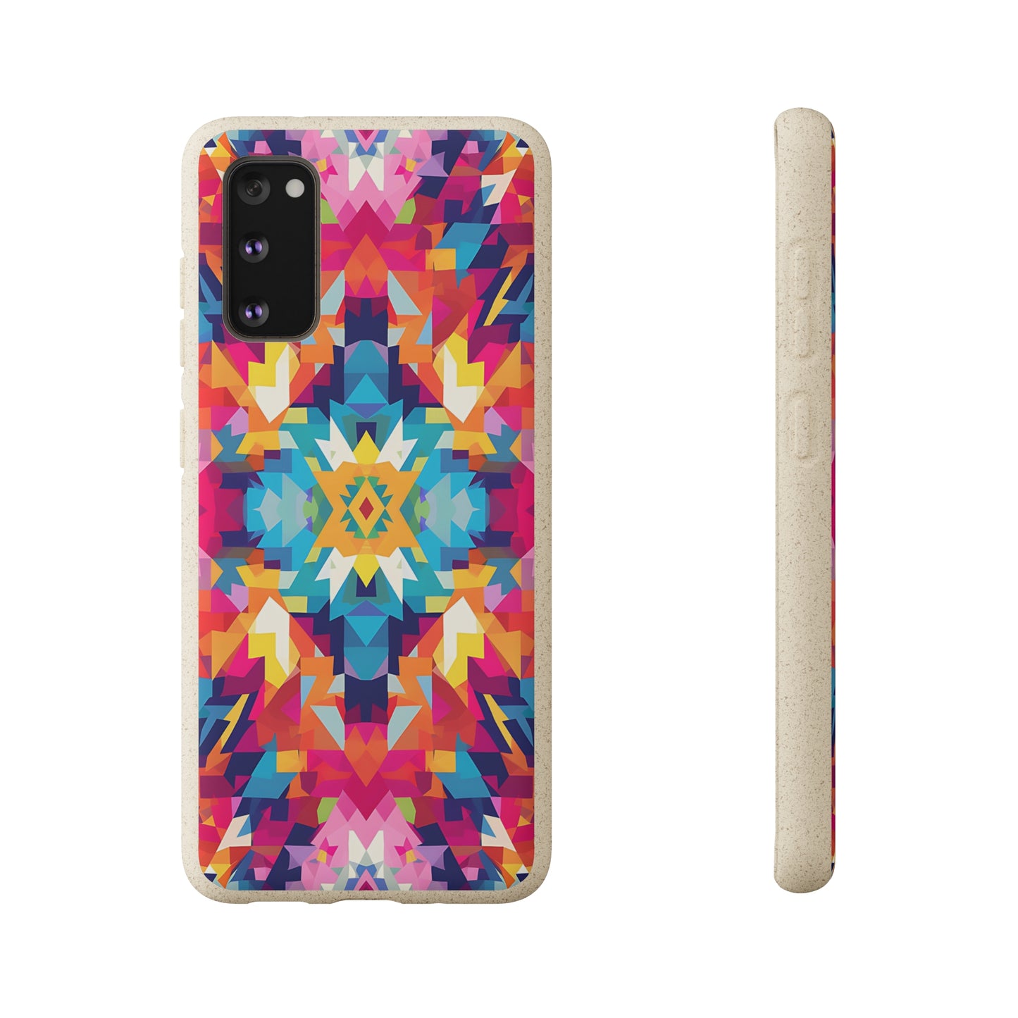 Bold, colourful pattern Biodegradable Phone Case | iPhone / Samsung