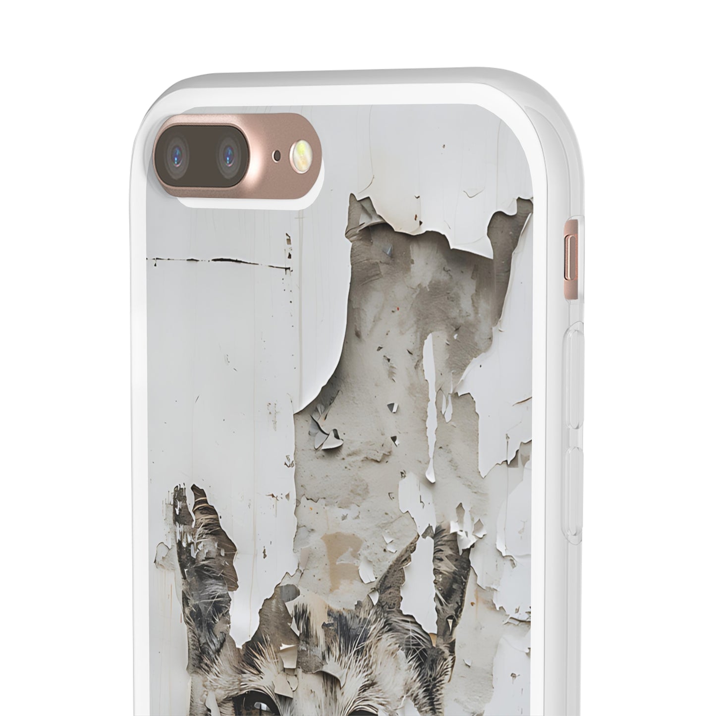 Vhils inspired grafitti Cat Phone Case