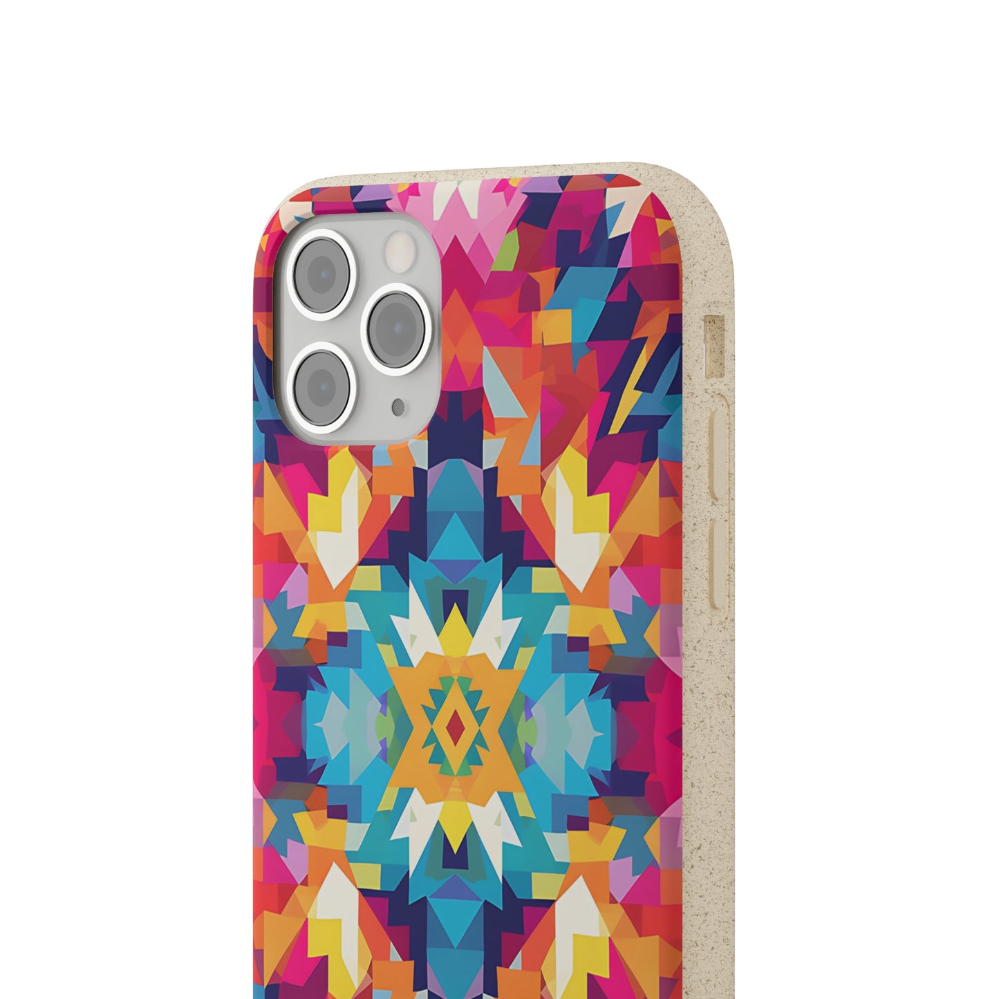 Bold, colourful pattern Biodegradable Phone Case | iPhone / Samsung