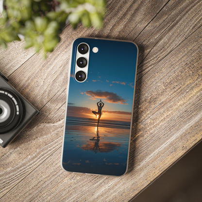 Yoga on the beach Phone Case | iPhone / Samsung