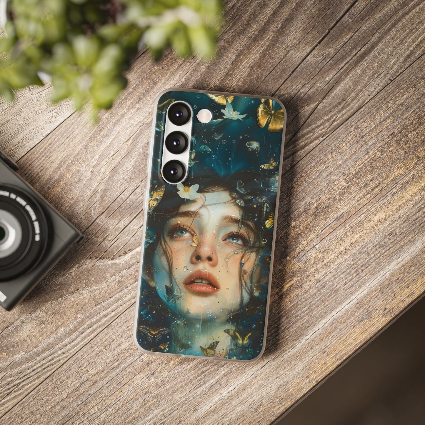 Girl under water contemporary style | iPhone/Samsung | Slimline Phone Case