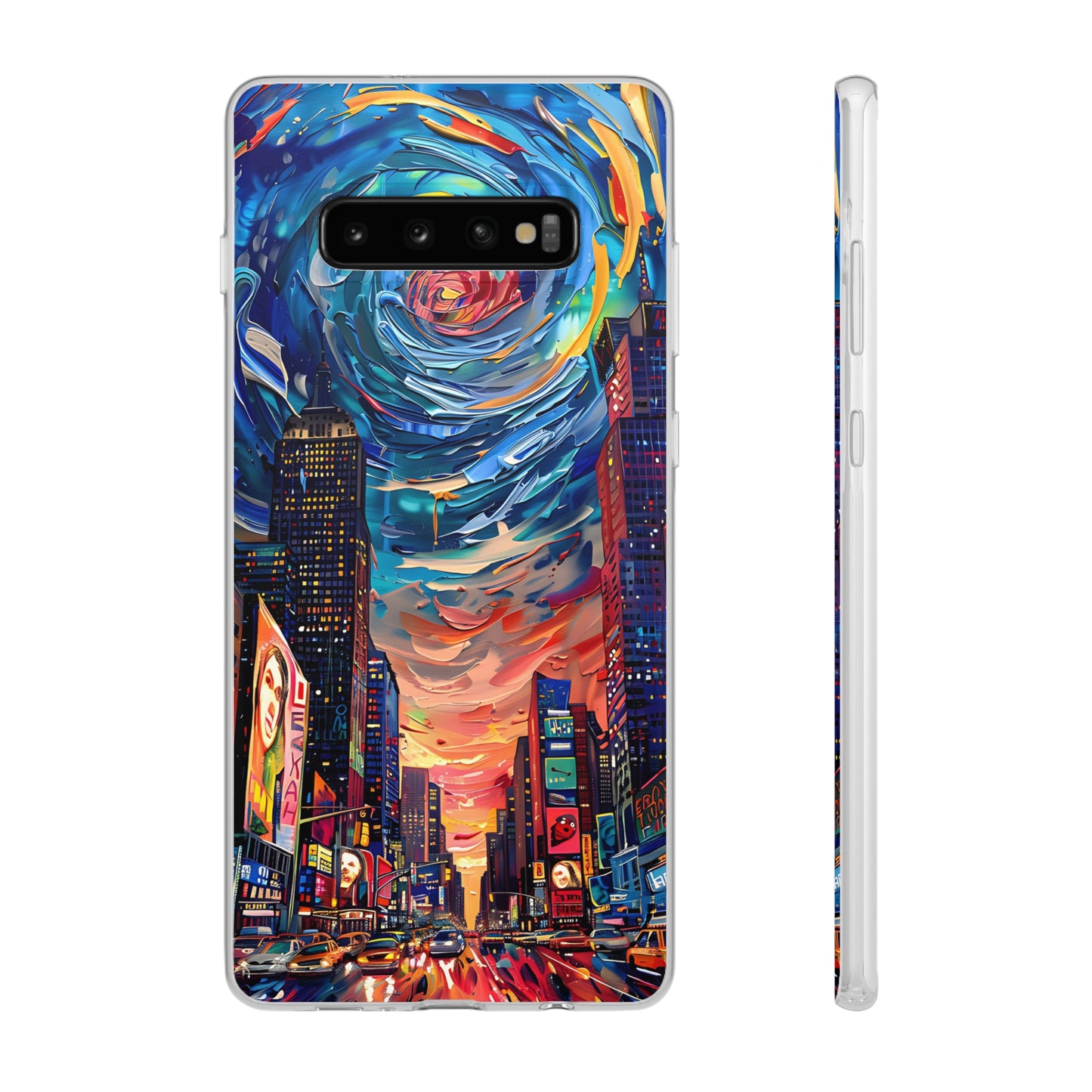 Van Gogh inspired City scene | iPhone/Samsung | Slimline Phone Case