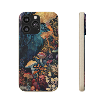 Mushroom Forest Biodegradable Phone Case | iPhone / Samsung