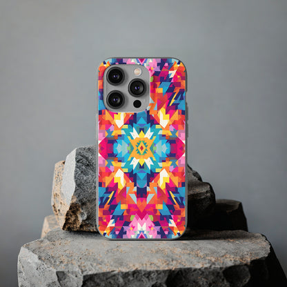 Maya Hayuk  inspired bold, colourful  pattern Phone Case