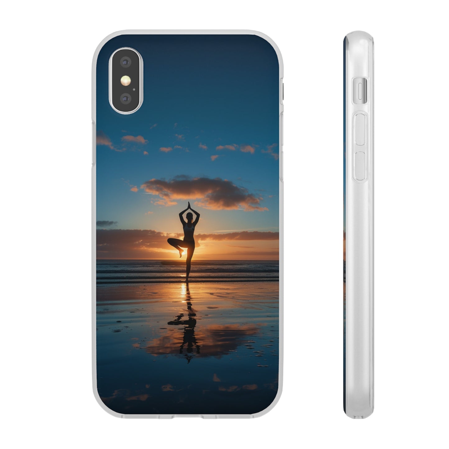 Yoga on the beach Phone Case | iPhone / Samsung